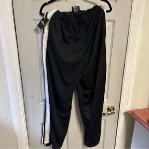 Athletech Black Jacket with White Trim and Yellow Accent